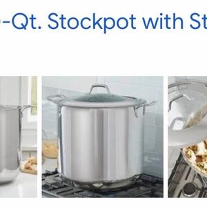 Stainless Steel Stockpot with Lid